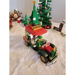 Lego Santa’s Delivery Truck Building Toy Construction Set For Christmas Decor
